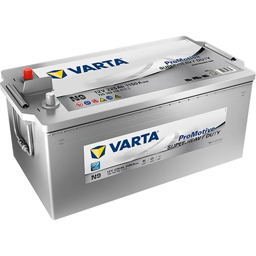 Varta N9 12V 225AH 1150A Promotive Super Heavy Duty (Üretim Tarihi:2024) ürün görseli 1