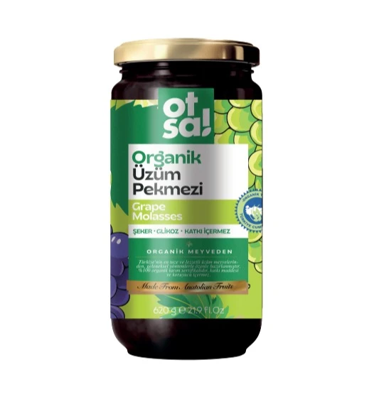 GREEN LABEL ORGANİK ÜZÜM PEKMEZİ 620 G.