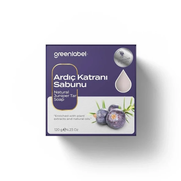 GREENLABEL DOĞAL ARDIÇ SABUN 120 G.