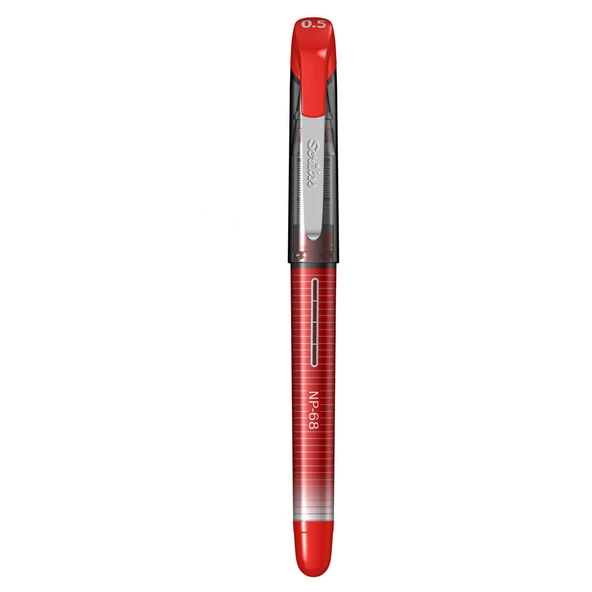 Scrikss İğne Uçlu Tükenmez Kalem 0.5 mm Kırmızı | NP68 - 6