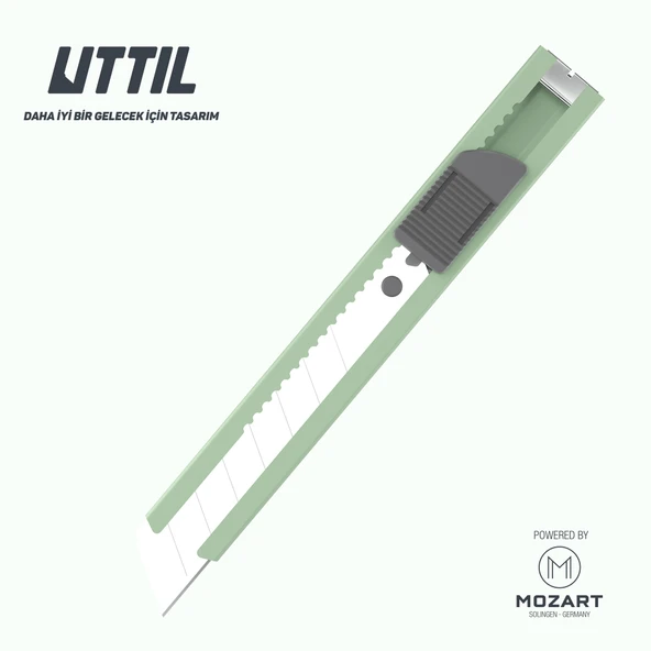 UTTIL PTUK08-SS Super Slim 18 mm Cep Tipi Maket Bıçağı