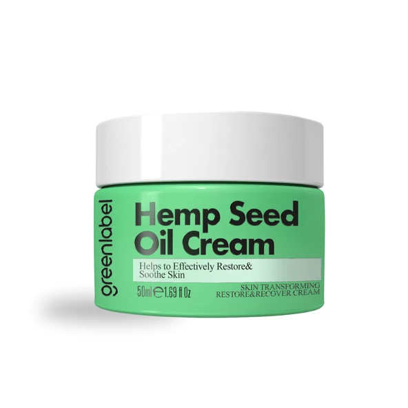GREENLABEL KENEVİR YAĞI + ÇİNKO S.O.S ÖZLÜ KREM 50 ML.