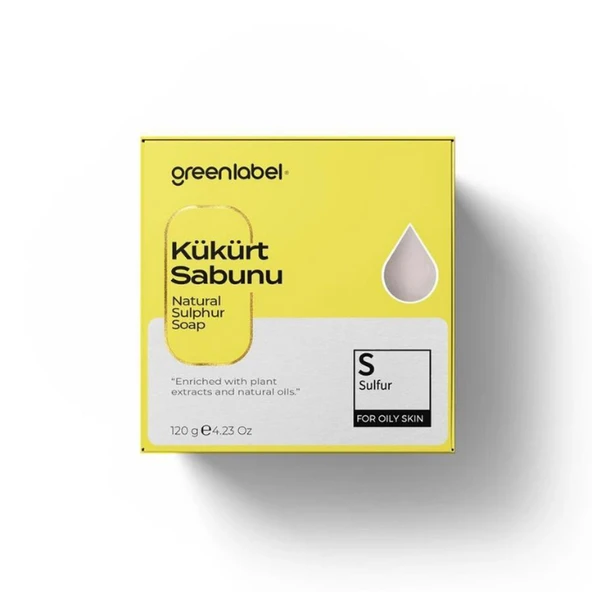 GREENLABEL KÜKÜRT SABUN 120 G. ürün görseli 1