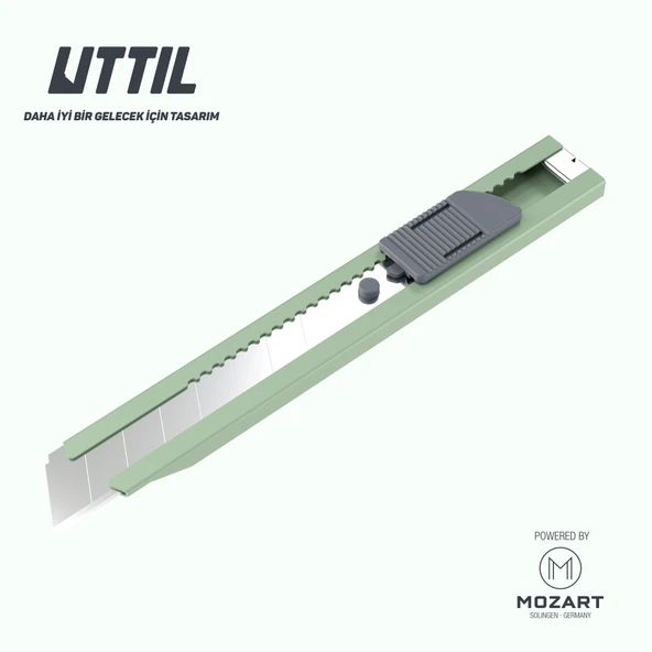 UTTIL PTUK08-SS Super Slim 18 mm Cep Tipi Maket Bıçağı - 2