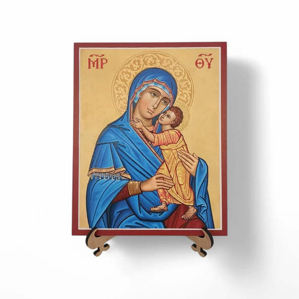 Mavi Madonna İkona - 1
