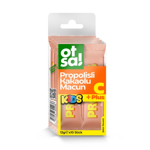 OTSA KİDS PROPOLİSLİ KAKAOLU MACUN 12G X 10 STICK ürün görseli 1