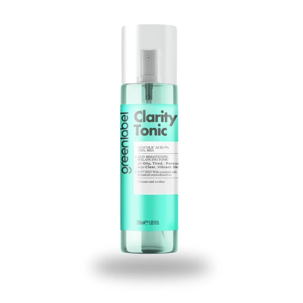 GREENLABEL CLARİTY TONİK - AHA & BHA GÖZENEK SIKILAŞTIRICI 200 ML. ürün görseli