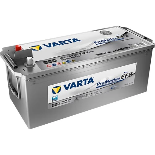 Varta B90 12V 190 Ah 1050A Promotive EFB Akü (Üretim Tarihi:2024)