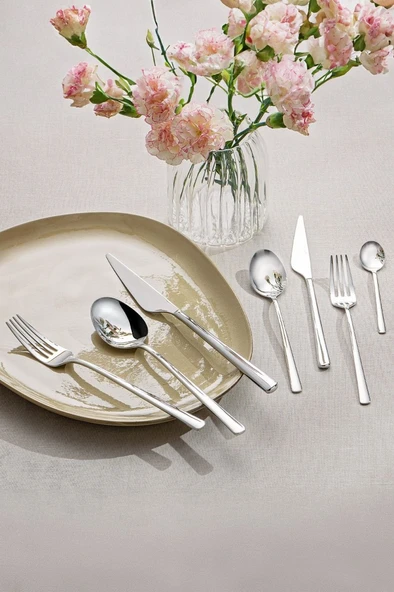 Emsan Ladin 84 Parça 12 Kişilik Çatal Kaşık Bıçak Seti Kutulu