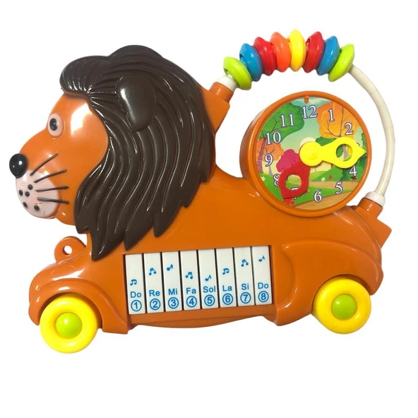 Prestij Oyuncak Hayvanlı Pilli Saatli Oyuncak Piyano Kutulu Pr-19 - 4