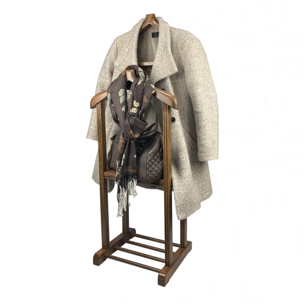 Kadima Gürgen Çift Tepeli Dilsiz Uşak Cilalı Ceviz Sehpalı - 6