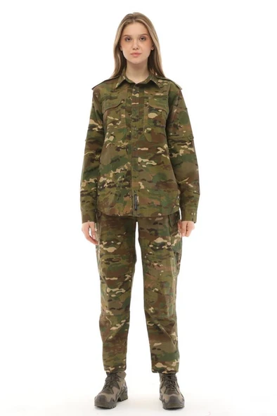 Single Sword Erkek&Kadın Outdoor Taktik Gömlek Pantolon İkili Takım - 7