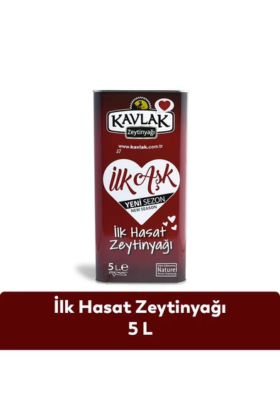 Ilk Hasat Soğuk Sıkım Zeytinyağı 5 lt (2023 Yeni Sezon)