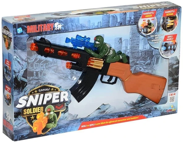Can Ali Toys Sniper Soldier Tüfek CNL-3801 ürün görseli 1