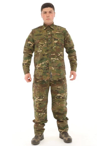 Single Sword Erkek&Kadın Outdoor Taktik Gömlek Pantolon İkili Takım - 2