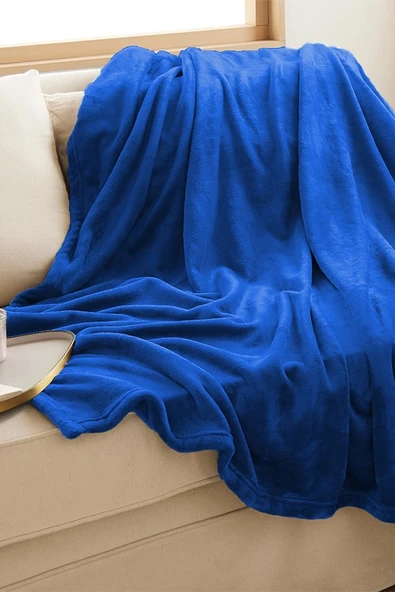 Wellsoft Battaniye Televizyon Battaniyesi Peluş Polar Battaniye Tek Kişilik 170X230 - 2