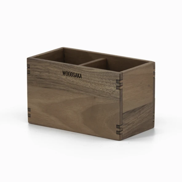 Woodsaka - Reka İki Bölümlü Ayarlanabilir Kalem Kutusu - Ceviz - 4