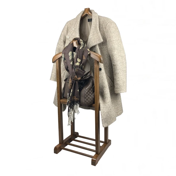 Kadima Gürgen Çift Tepeli Dilsiz Uşak Cilalı Ceviz Basic Sehpalı - 4