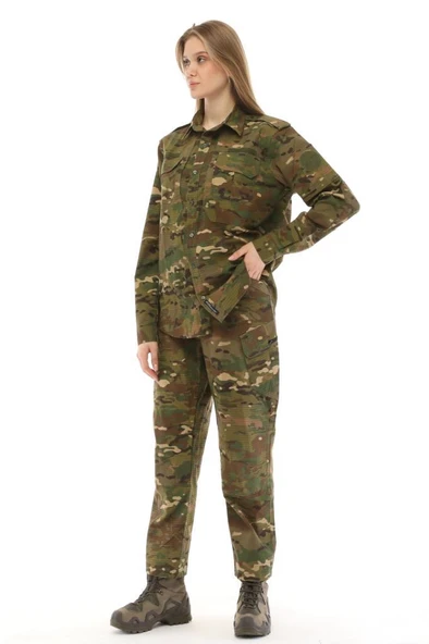 Single Sword Erkek&Kadın Outdoor Taktik Gömlek Pantolon İkili Takım - 6