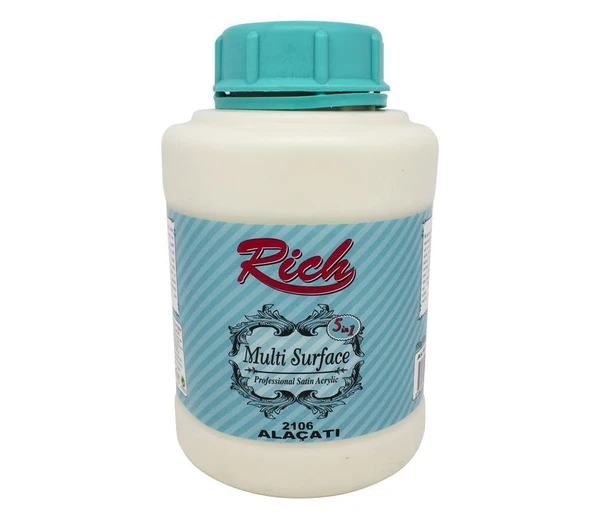 Rich Multi Surface Akrilik Boya 1750 gr Alaçatı 2106 ürün görseli 1
