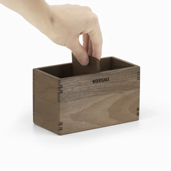 Woodsaka - Reka İki Bölümlü Ayarlanabilir Kalem Kutusu - Ceviz - 5