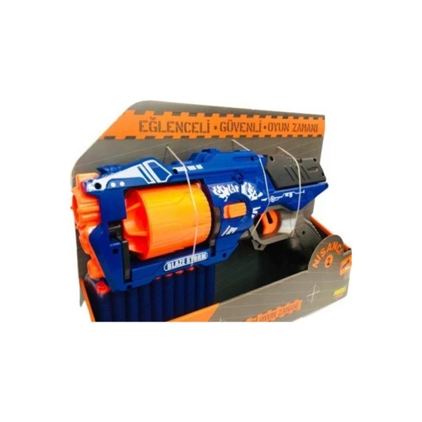Prestij Oyuncak Nerf Yumuşak Mermi Atan Tabanca 20 Mermili FAB.6464 - 2