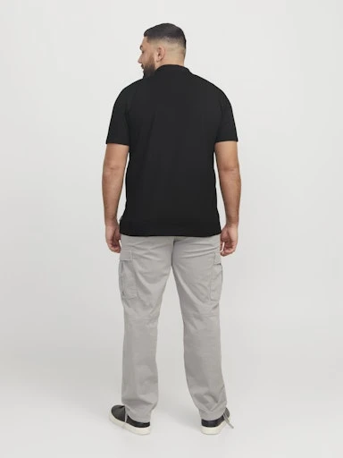 Jack Jones Erkek Jcofusion  Yüksek Yaka Siyah Tişört 12278562 - 3