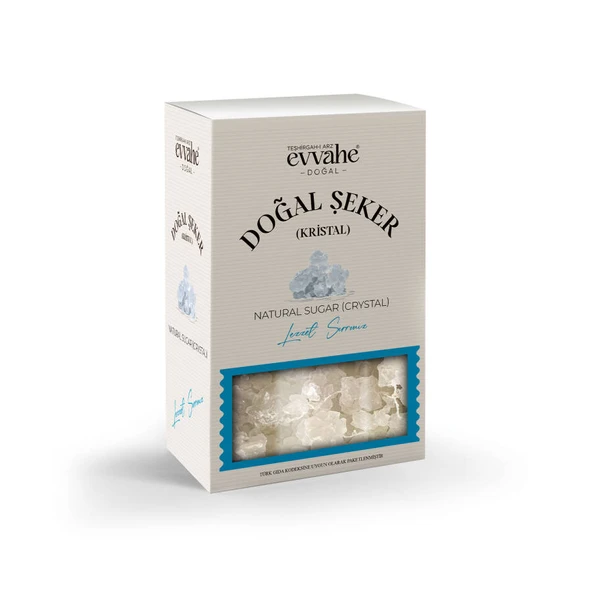 Evvahe Doğal Doğal Şeker (Kristal) 500 Gr.