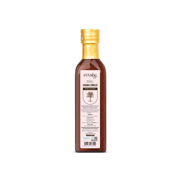 Evvahe Doğal Doğal Hurma Sirkesi (225 ml) - 1