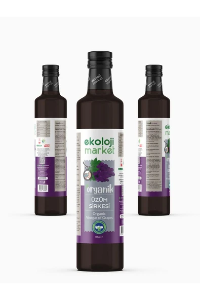 Organik Üzüm Sirkesi 500 ml - 4