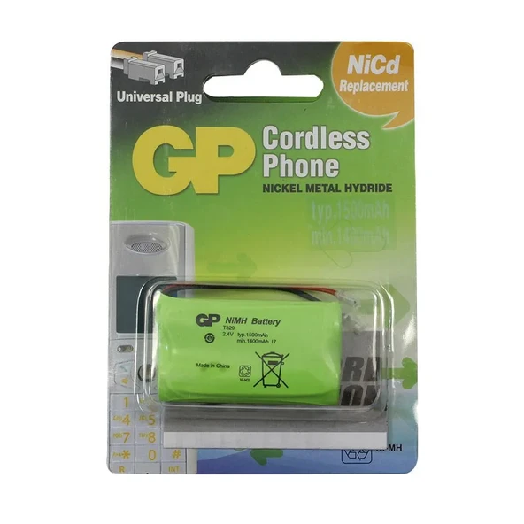 Gp Cordless Pohone Şarjlı Pil T329 2,4V 1500Mah