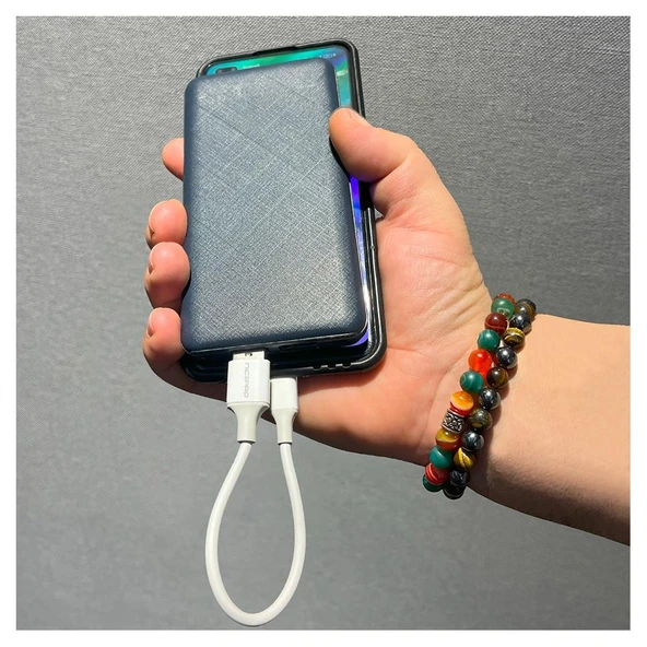 NPO UTC02 60W 20cm TPE USB to Type-C Hızlı Şarj ve Data Kablosu 2 Adet - 3