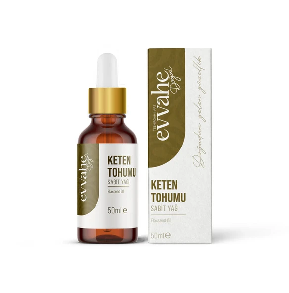 Evvahe Doğal Keten Tohumu Yağı (50 ml.)
