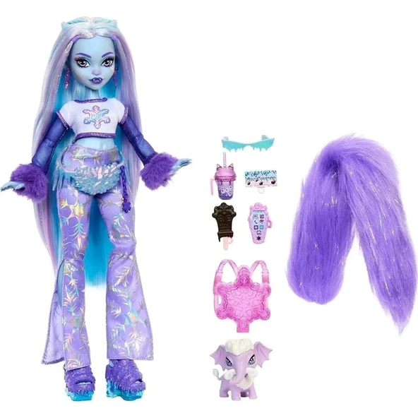 Orjinal Monster High Acayip Havalı Arkadaşlar Monster High Bebekler Abbey Bominable - 2