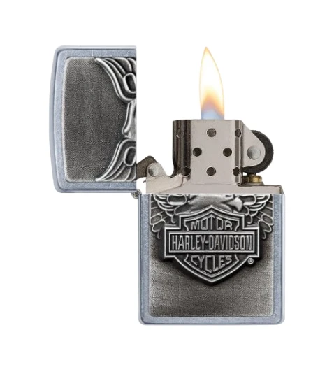 Zippo Harley Davidson Iron Eagle Dizayn Çakmak - 3