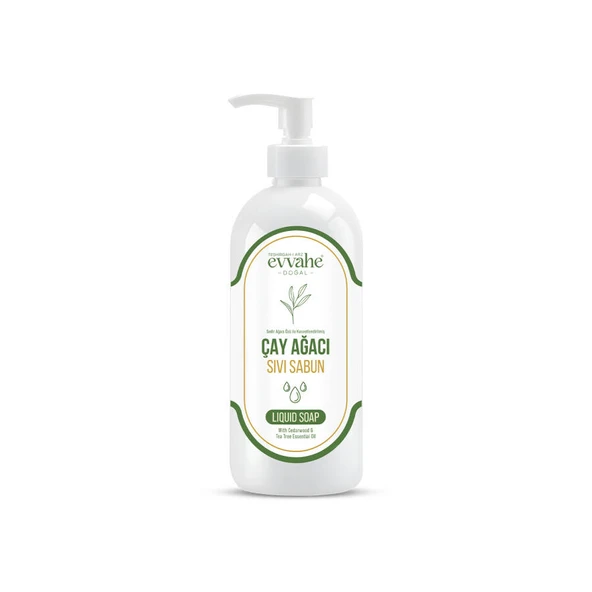 Sedir Ağacı Özü ile Kuvvetlendirilmiş Çay Ağacı Yağlı Sıvı Sabun (400ml)