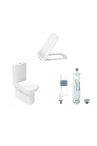 Creavit Lara Duvara Dayalı Takım Klozet Seti ürün görseli