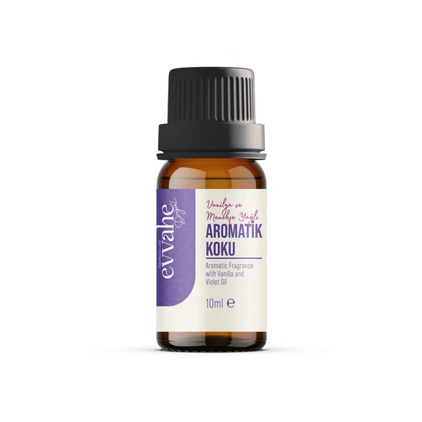 Evvahe Doğal Vanilya ve Menekşe Yağlı Aromatik Koku 10ml - 1