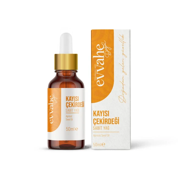 Evvahe Doğal Kayısı Çekirdeği Sabit Yağı 50 ml e - 1