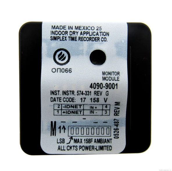 Simplex 4090-9001 IAM IDNET Denetlenen Bireysel Adreslenebilir Modül