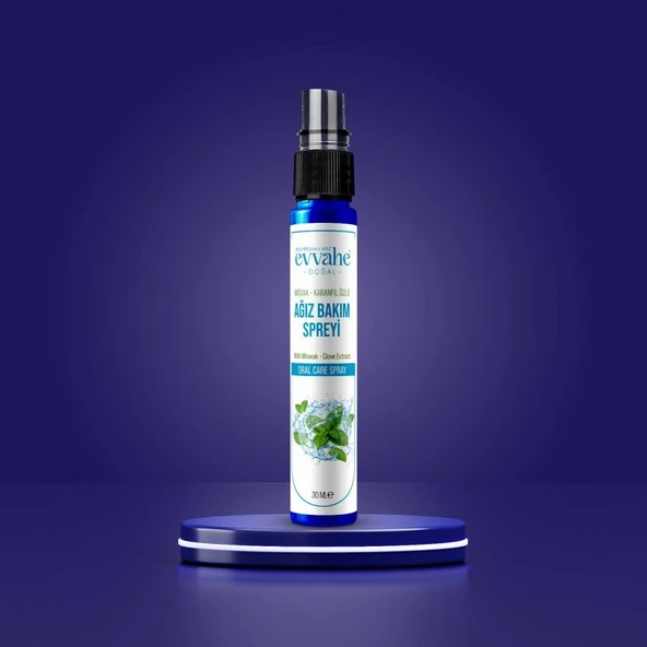 Evvahe Doğal Misvak Karanfil Özlü Ağız Bakım Spreyi 30 ml - 2