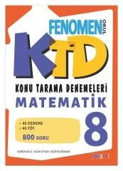 FENOMEN 8.SINIF  KTD (KONU TARAMA DENEMELERİ) MATEMATIK