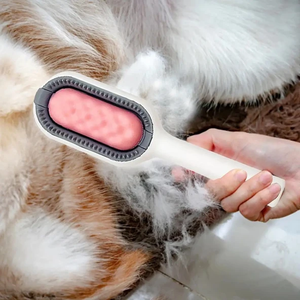 Islak Mendil Aparatlı Kedi Köpek Tüy Temizleyici Toz Toplayıcı Tiftik Toplayıcı Tarak - 5