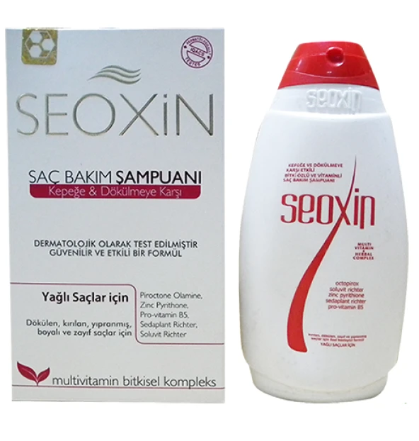 Seoxin Yağlı Saçlar İçin Kepeğe Karşı Etkili Şampuan 300 ml