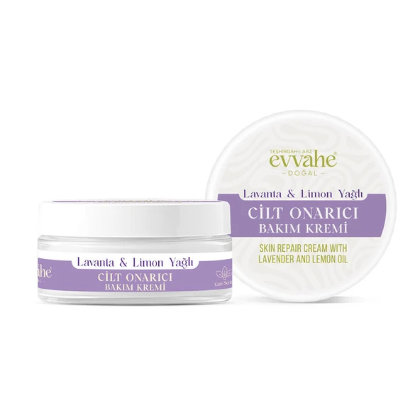 Lavanta ve Limon Yağlı Cilt Onarıcı Bakım Kremi 50 ml