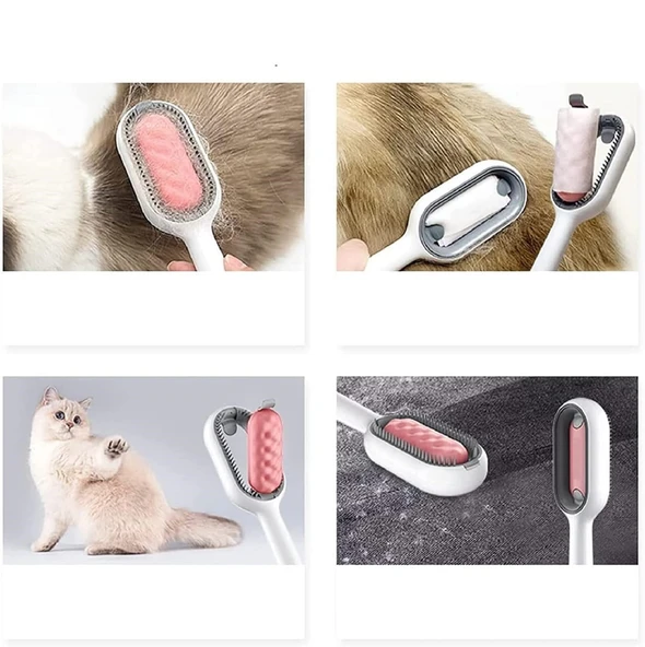 Islak Mendil Aparatlı Kedi Köpek Tüy Temizleyici Toz Toplayıcı Tiftik Toplayıcı Tarak - 3