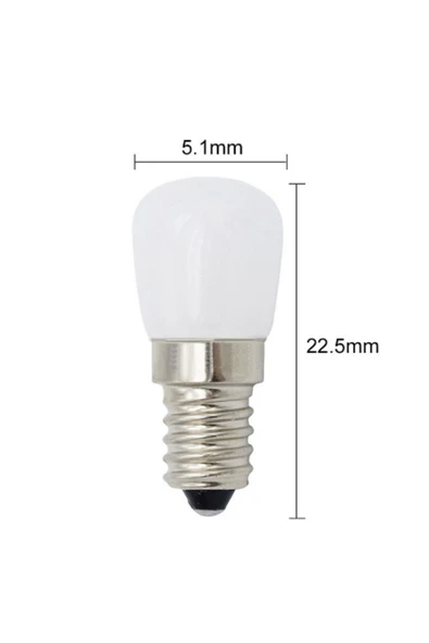 Ct-4261g 2w Buzdolabı Ampul 3200k E14 Duy - Resim 5