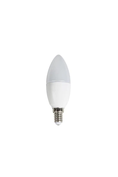 8 Watt E14 Duylu Buji Led Ampul Günışığı Sarı Ct-4083