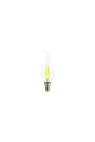 4 Watt Edison Led Kıvrık Buji Ampul E-14 3200k Gün Işığı Ct-4062 ürün görseli 1