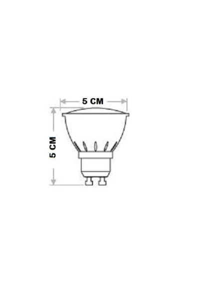 7 Watt 480 Lümen Gu10 Duylu Gün Işığı Led Çanak Ampul (ct-4215) - 3
